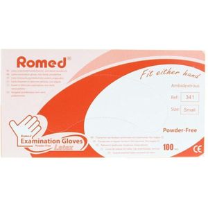 Romed latex handschoenen small