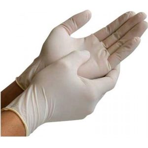 Romed handschoen latex pvr m