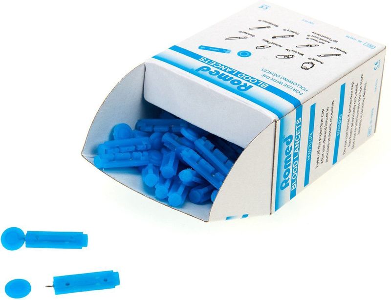 Romed Bloedlancetten (100 stuks) Romed