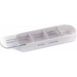 Romed - Medicatie Dispenser - Wit - Pillendoosje - 7 Dagen