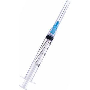 Romed - Injectiespuit - 2 ml - Spuit met Naald - 100 stuks - Steriel per Stuk Verpakt