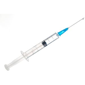 Romed - Injectiespuiten met Naald - Doorzichtig/Wit - 20ml - 50 Stuks