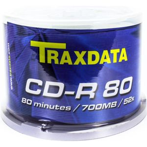 Traxdata CD-R 700MB/80 minuten 52x 50pk