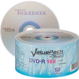 Traxdata Valuepack DVD-R  4,7GB 16x Spindle