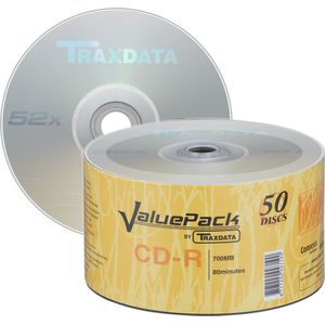 Traxdata CD-R 80MIN - 50 stuks