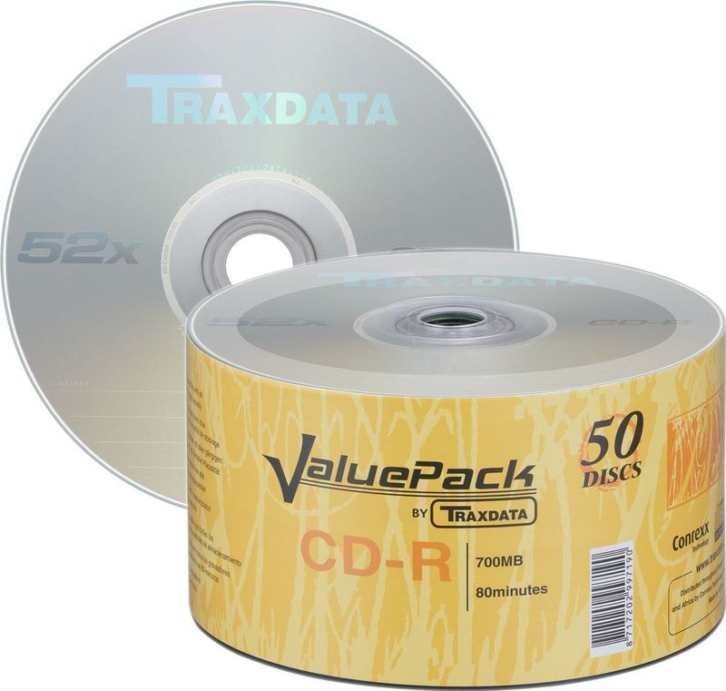 Traxdata - CD-R 700MB - ValuePack - Spindle