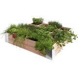 Woodvision Douglas minigarden vierkante meter, afm. 100 x 100 x 20 cm