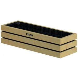 Hillhout Elan Mini bloembak, afm.  60 x 20 x 15 cm, groen geïmpregneerd vuren