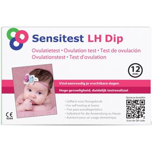 Sensitest - Ovulatietest - 12 Stuks - Betrouwbaar - Voor Thuisgebruik