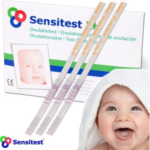 Sensitest Ovulatietest Dipstick – 6 stuks – Gevoelige ovulatietesten – Vind eenvoudig je vruchtbare dagen & vergroot je kans op zwangerschap – Inclusief ovulatiekalender & handleiding