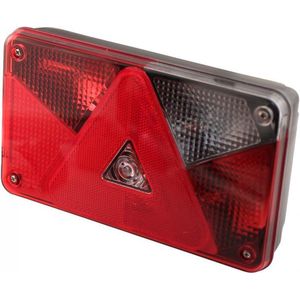 Achterlicht Aspöck Multipoint V rechts 8 PIN's bajonet - Achterlicht aanhangwagen, caravan en trailer - Aanhanger verlichting - Aspock