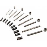 Profi - 25 Delige Bout / Draadeind Verwijderaar Set - Inclusief 5 HSS Boren - 10 Borggeleiders