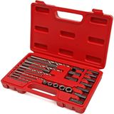 Profi - 25 Delige Bout / Draadeind Verwijderaar Set - Inclusief 5 HSS Boren - 10 Borggeleiders