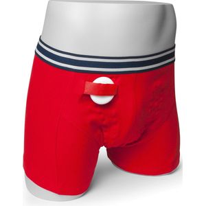 Rodger | Plaswekkerbroekje | Jongens | | Rood | Maat 116
