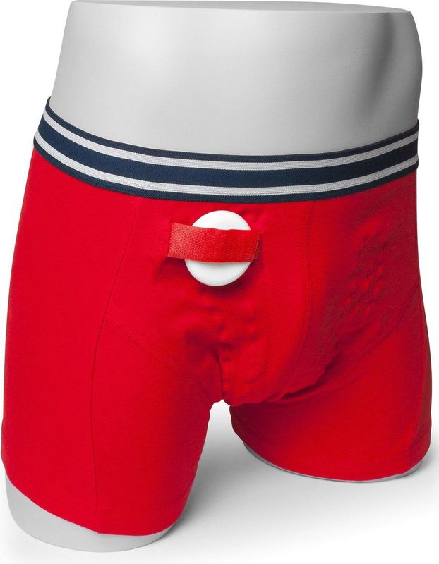 Rodger - Plaswekkerbroekje - Rood - Jongens