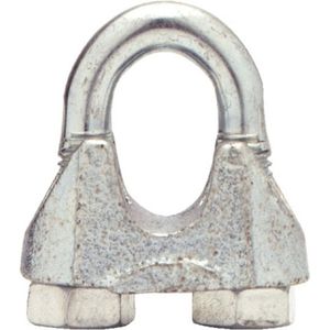 Staaldraadklem, type 741 verzinkt / RVS AISI 316