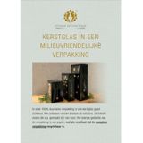 Othmar Decorations - Mini Kerstballen - Donkerblauw - Glas - 24 Stuks