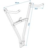 ProPlus - Fietsdrager - Trekhaak - Klick Fast II - 2 Fietsen - 30 kg