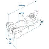 ProPlus Accupoolklem Set - Vleugelmoer - Rood en Zwart - 12-24V - 35-50mm²