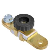 ProPlus - Accupoolklem - Plat - Ø 10 mm - Goud - Met Stroomonderbreker