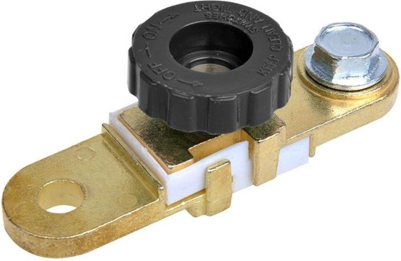 ProPlus - Accupoolklem - Plat - Ø 10 mm - Goud - Met Stroomonderbreker