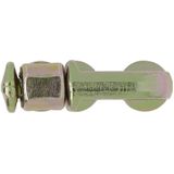 ProPlus Dubbele stud fitting voor bindrail - 62 x 27 x 18,5 mm - 2000 kg draagkracht