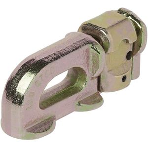 ProPlus Dubbele stud fitting voor bindrail - 62 x 27 x 18,5 mm - 2000 kg draagkracht