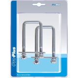ProPlus - Rechthoekige U-beugels - Thermisch Verzinkt - 40 x 110 mm - Set van 2 Stuks