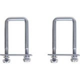 ProPlus - Rechthoekige U-beugels - Thermisch Verzinkt - 40 x 110 mm - Set van 2 Stuks