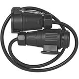 Pro Plus Verloopkabel 80 cm - 13 Polig Stekker naar 7 Polig Contrastekker - blister