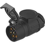 Pro Plus Verloopstekker - 13 naar 7 Polig - 12 Volt - 10 cm - Zwart