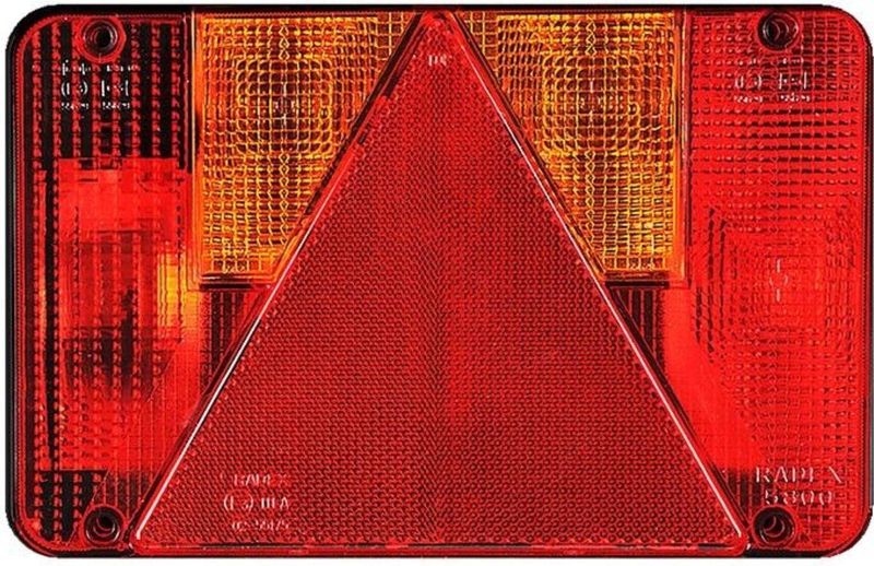 - Achterlicht 218 x 140mm links