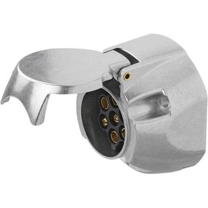 ProPlus - Stekkerdoos - 7 1 Polig - Met Mistlichtschakelaar - Metaal