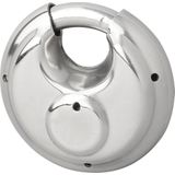 ProPlus Rond discusslot - gehard staal - 70 mm - inclusief 3 sleutels - zilver