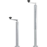 ProPlus - Steunpoot - Verstelbare Uitdraaisteun - 40 x 65 cm - Gegalvaniseerd - 300 kg Draagvermogen