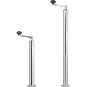 ProPlus Uitdraaibare steunpoot - Gegalvaniseerd staal - 48 mm buis - 400-650 mm lengte - Veilig laden en lossen