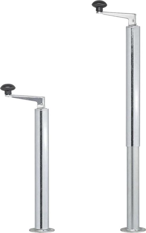 ProPlus - Steunpoot - Verstelbare Uitdraaisteun - 40 x 65 cm - Gegalvaniseerd - 300 kg Draagvermogen