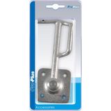 ProPlus Klephaak rechts - staal - 145 mm - zilver - blisterverpakking