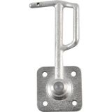 ProPlus Klephaak rechts - staal - 145 mm - zilver - blisterverpakking