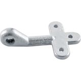 ProPlus - Opschroefoog - Staal - Zilver - 10 cm