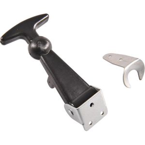 Pro Plus Motorkaptrekker 120 x 50 mm - Inclusief Borgplaatje - Zwart - blister
