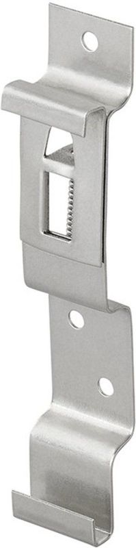 Pro Plus Kentekenplaatklem - Kentekenclip - met Veer - Verzinkt Staal - 124 x 24 mm