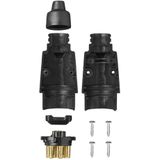 Pro Plus Aanhangwagen Stekker - 7 Polig - Kunststof - Vlakstekker