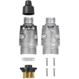 Pro Plus Aanhangwagen Stekker - 7 Polig - Metaal - Vlakstekker