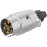 Pro Plus Aanhangwagen Stekker - 7 Polig - Metaal - Vlakstekker