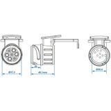 Pro Plus Verloopstekker - van 13 Polig naar 7 Polig - Kort Model - blister