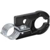 Pro Plus Stekkerdooshouder - Metaal 16 x 7 x x cm - Zwart - Geschikt voor 7 en 13 Polige Stekkerdoos