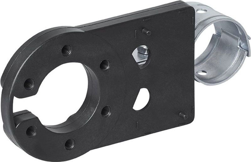 Pro Plus Stekkerdooshouder - Metaal 16 x 7 x x cm - Zwart - Geschikt voor 7 en 13 Polige Stekkerdoos