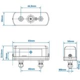 Pro Plus Kentekenverlichting - 85 x 35 mm - blister