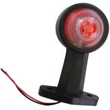 Pro Plus Breedtelicht - Rood en Wit - Recht 120 mm - 12 Volt